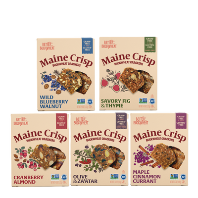 Maine Crisp Variety 5-Pack with NEW Olive & Za'atar