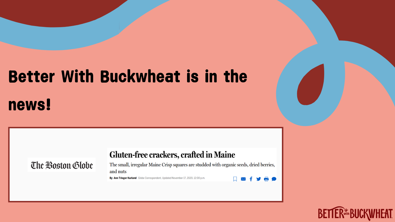 Maine Crisps Featured in Boston Globe Food & Dining