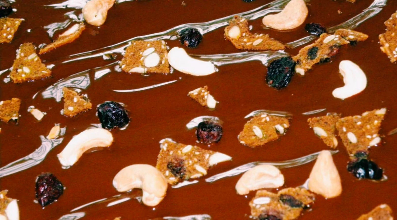 Dark Chocolate Cranberry Cashew Bark