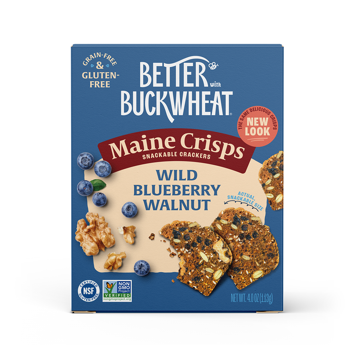 Wild Blueberry Walnut Crisps