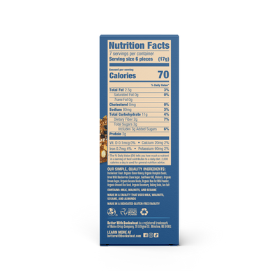 Wild Blueberry Walnut Crisps